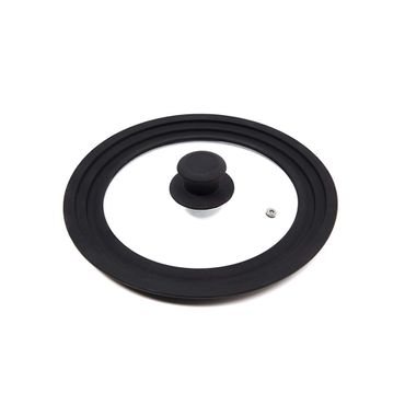 Michelino Silikon-Glasdeckel - Universell für 26, 28 und 30 cm, Durchmesser: 26-28-30cm