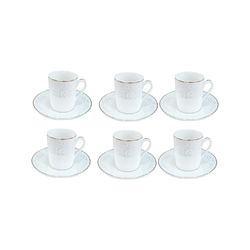 Schäfer Home 12-tlg. Kaffee-Set Rund mit Unterteller