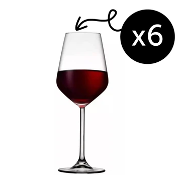 Pasabahce Allegra Weingläser Set, 490 ml, 3er Set