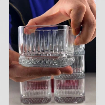 Pasabahce Elysia Stapelbare Glasschale 235 ml (7 3/4 oz), 4-tlg.