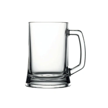 Pasabahce Pub Bierglas 500 ml – Klares Glas mit Henkel