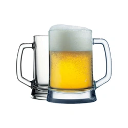 Pasabahce Pub Bierglas 500 ml – Klares Glas mit Henkel