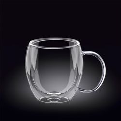 Wilmax Doppelwandiger Glasbecher 400 ml