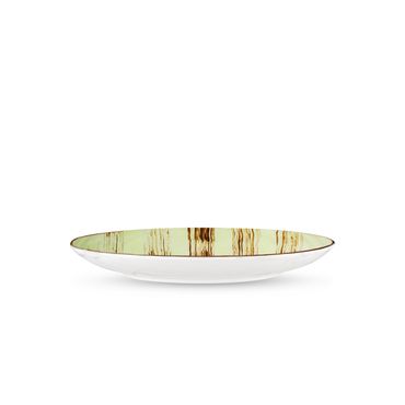 Wilmax Runde Teller Pistaziengrün 28 cm - Kratzfest & Stilvoll