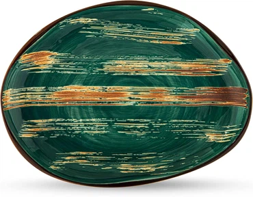 Wilmax Schale in Steinform 33 x 24,5 cm Porzellan