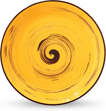 Wilmax Porzellanteller Rund Gelb 20,5 cm