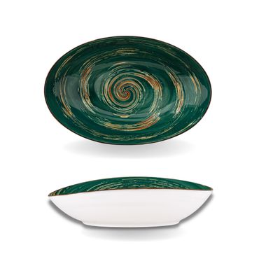 Wilmax Ovale Porzellanschüssel 30 x 19,5 x 7 cm
