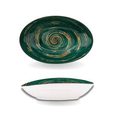 Wilmax Ovale Porzellanschüssel 30 x 19,5 x 7 cm