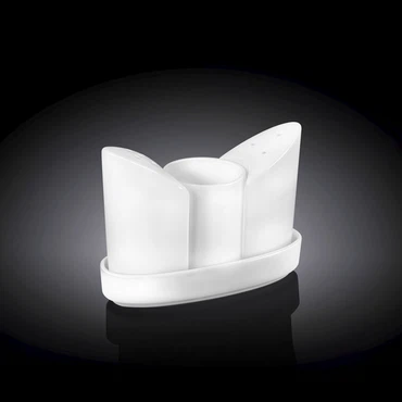 Wilmax Salz & Pfefferstreuer Set - Weiß - Klassisches Design