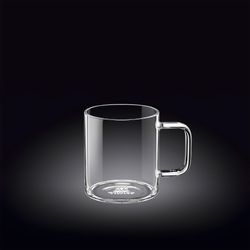 Wilmax Borosilikat Glas-Kaffeetasse, 200 ml