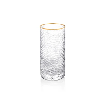 Wilmax Gold Rim Glas 290 ml Thermo Glas rund