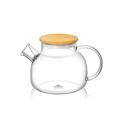 Wilmax Teekanne 950 ml aus hitzebeständigem Thermo-Glas