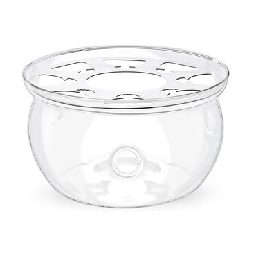 Wilmax Warming Stand Glas 15x8 cm