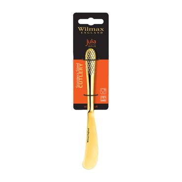 Wilmax Butter Knife 17 cm Edelstahl goldfarben