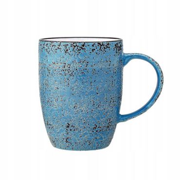 Wilmax Porzellanbecher, 460 ml, Volumen: 460 ml, Farbe: Blau