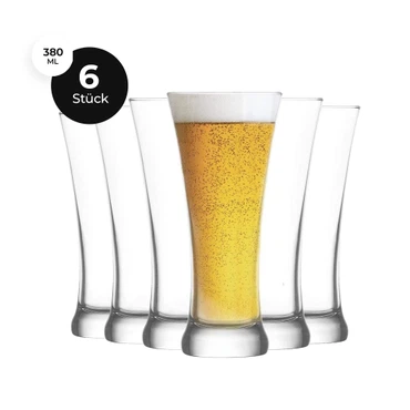 LAV Sorgun Cocktailgläser - 380ml, 6er Set