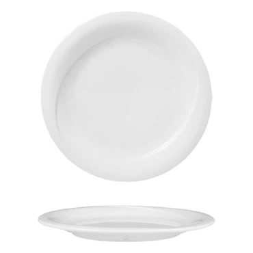 GÜRAL X-TANBUL Professional Teller flach, Porzellan, 21 cm, weiß