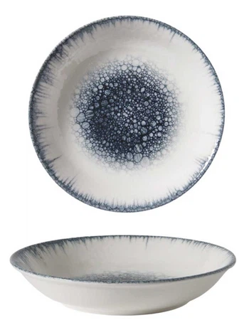 GÜRAL Antares EO Professional Schüssel groß, Bone Porzellan, Ø 25 cm, creme