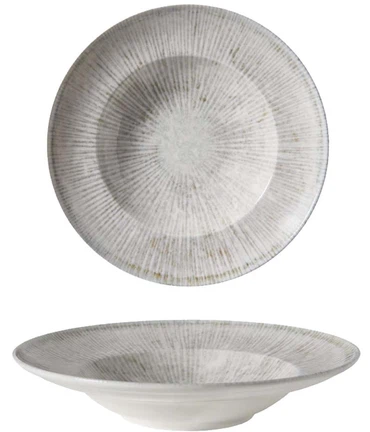 GÜRAL Arnim Reno Professional Pastateller flach, Porzellan, Ø 30cm, creme