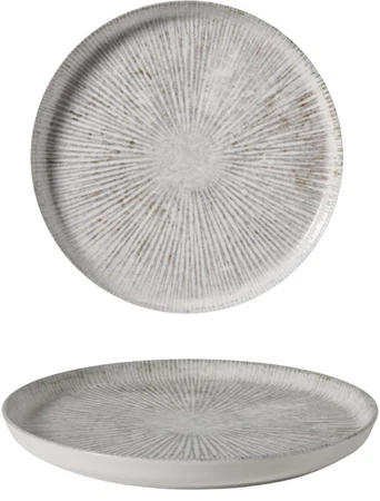 GÜRAL Arnim Bilbao Professional Teller, Bone Porzellan, Ø27 cm, flach, Creme