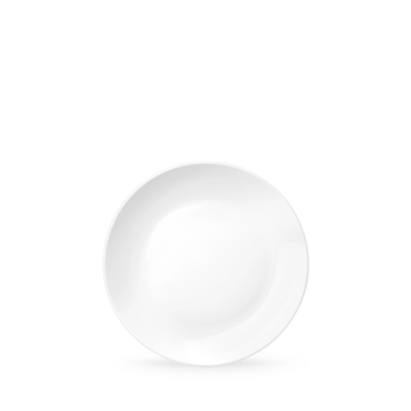Wilmax Brotteller 15 cm aus Porzellan, Weiß 