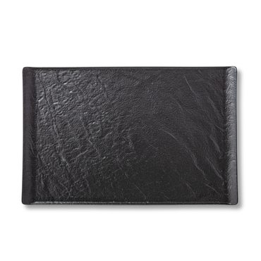 Wilmax Servierplatte SlateStone Schwarz 38 x 24.5 cm Porzellan WL-661111/A