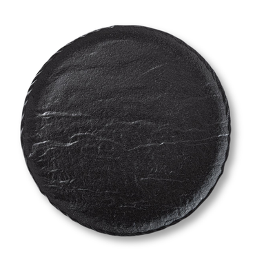 Wilmax Runde Servierplatte SlateStone Schwarz 30 cm Porzellan WL-661128/A
