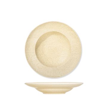 Wilmax Tiefer Teller 25,5 cm 350 ml Sand Porzellan WL-661330/A