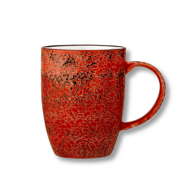 Wilmax Becher 460 ml Rot Porzellan WL-667237/A