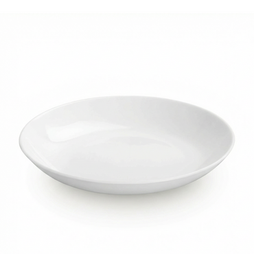 Wilmax Tiefer Servierteller 25.5 cm aus Porzellan, Weiß WL-991118/A