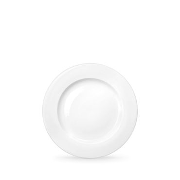 Wilmax Dessertteller 20 cm aus Porzellan, Weiß WL-991178/A