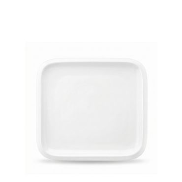 Wilmax Dessertteller 20 x 20 cm aus Porzellan, Weiß WL-991227/A
