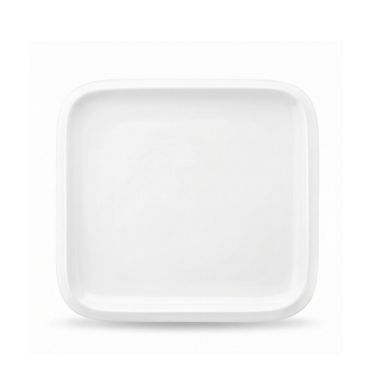 Wilmax Speiseteller 25.5 x 25.5 cm aus Porzellan, Weiß WL-991228/A