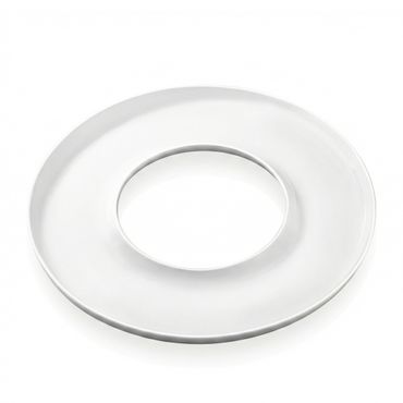 Wilmax Servierteller 30 cm aus Porzellan, Weiß WL-991370/A