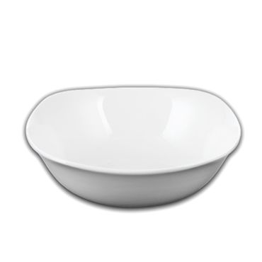 Wilmax Schale 1300 ml 21.5 x 21.5 cm aus Porzellan, Weiß WL-992002/A