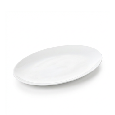 Wilmax Platte 25 cm aus Porzellan, Weiß WL-992021/A