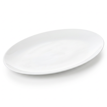 Wilmax Platte 36 cm aus Porzellan, Weiß WL-992023/A