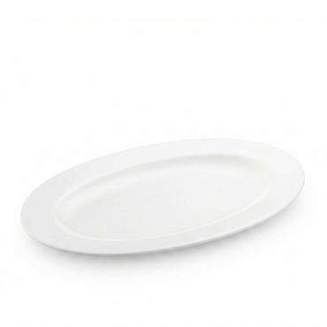 Wilmax Platte 30.5 cm aus Porzellan, Weiß WL-992025/A