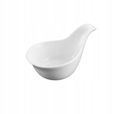 Wilmax Schale 100 ml 12.5 cm aus Porzellan, Weiß WL-992490/A