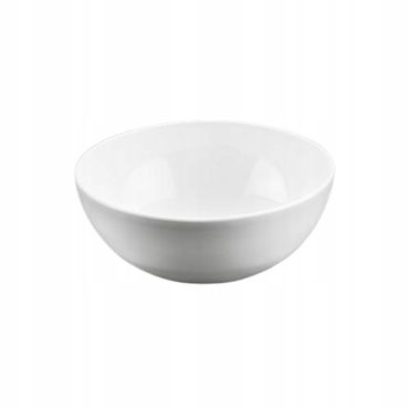 Wilmax Schale 14 cm 600 ml aus Porzellan, Weiß WL-992565/A