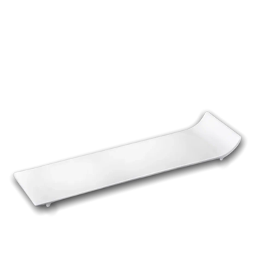 Wilmax Servierplatte 30.5 x 9.5 cm aus Porzellan, Weiß WL-992621/A