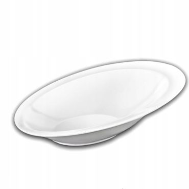 Wilmax Ovale Schale 27.5 x 18.5 cm aus Porzellan, Weiß WL-992657/A