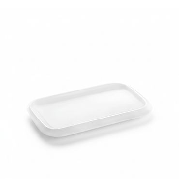 Wilmax Servierplatte 20 x 12 cm aus Porzellan, Weiß WL-992659/A