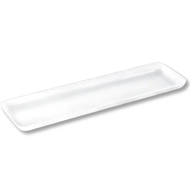 Wilmax Servierplatte 39 x 13 cm aus Porzellan, Weiß WL-992673/A