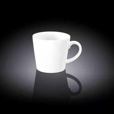 Wilmax Tasse 280 ml Weiß Porzellan klassisch WL-993101/A