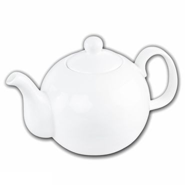 Wilmax Teekanne 1100 ml Olivia Weiß Porzellan WL-994016/A