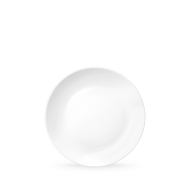 Wilmax Dessertteller 18 cm aus Porzellan, Weiß 