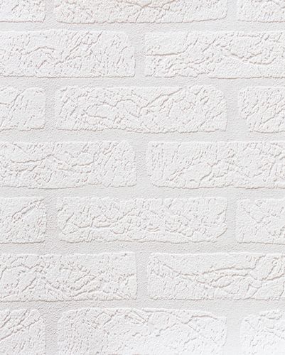Vinyl wallpaper Aqua Relief stone look white 309627