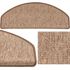 Detailbild 15er Set Stufenmatten Nizza Schlinge beige-braun Treppenstufen 2