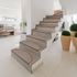Raumbild 15er Set Stufenmatten Nizza Schlinge beige-braun Treppenstufen 5